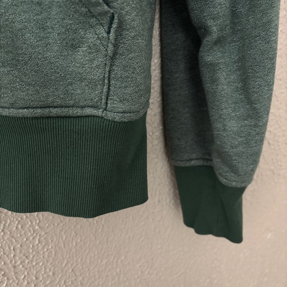 Mens Champion Heritage Heather YC Jacket, Dark Green Siro/Dark Small Full zip - Picture 3 of 8